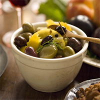 Recette olives marinées pour un apero dinatoire