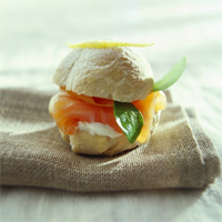 Recette mini sandwich au saumon pour un apero dinatoire