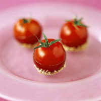 Recette tomates caramélisées au sésame pour un apero dinatoire
